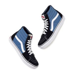 Vans Sk8-Hi Navy Shoe Women’s 9.5 Men’s 8